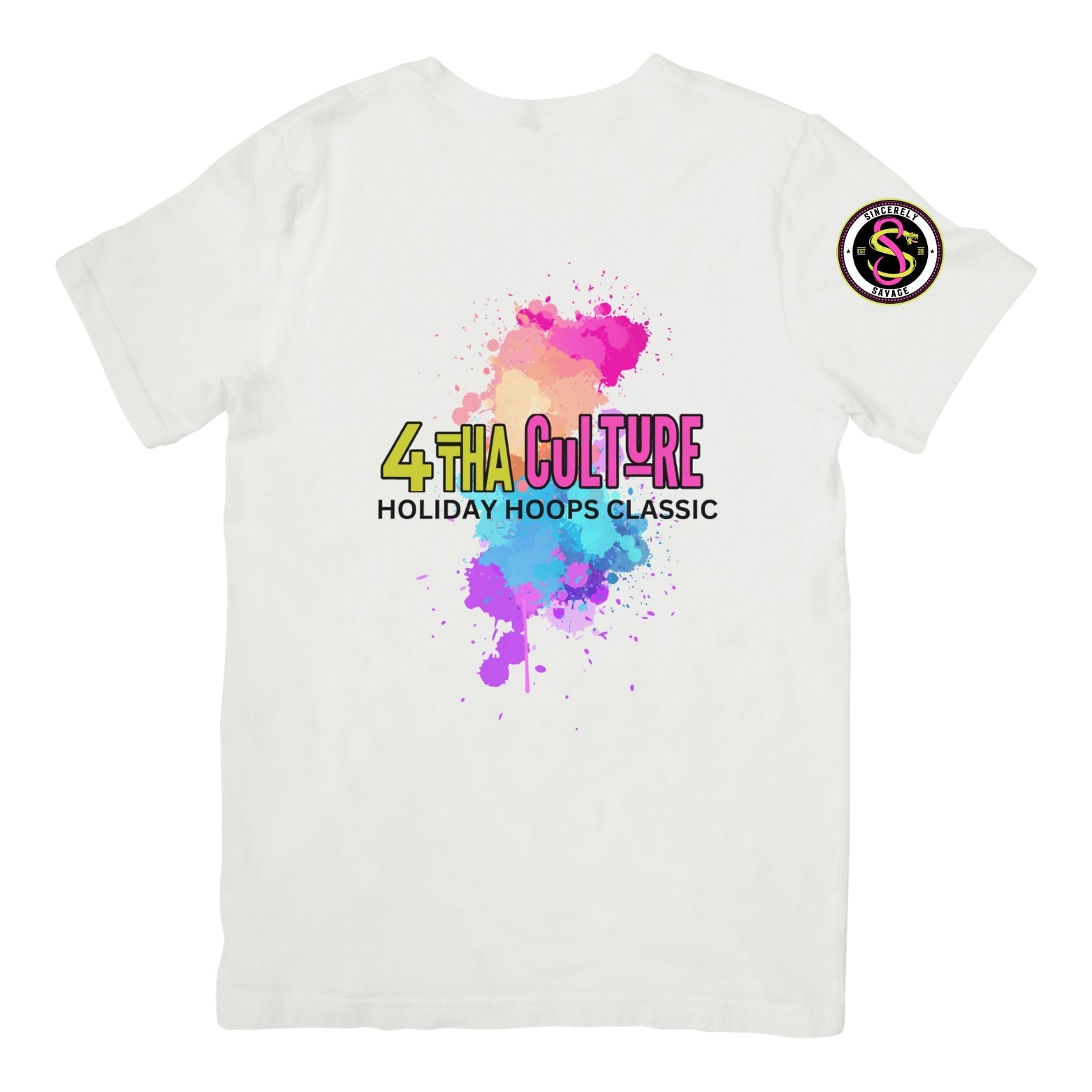 4 Tha Culture - Holiday Hoops Classic Colorful Smoke - T-Shirt