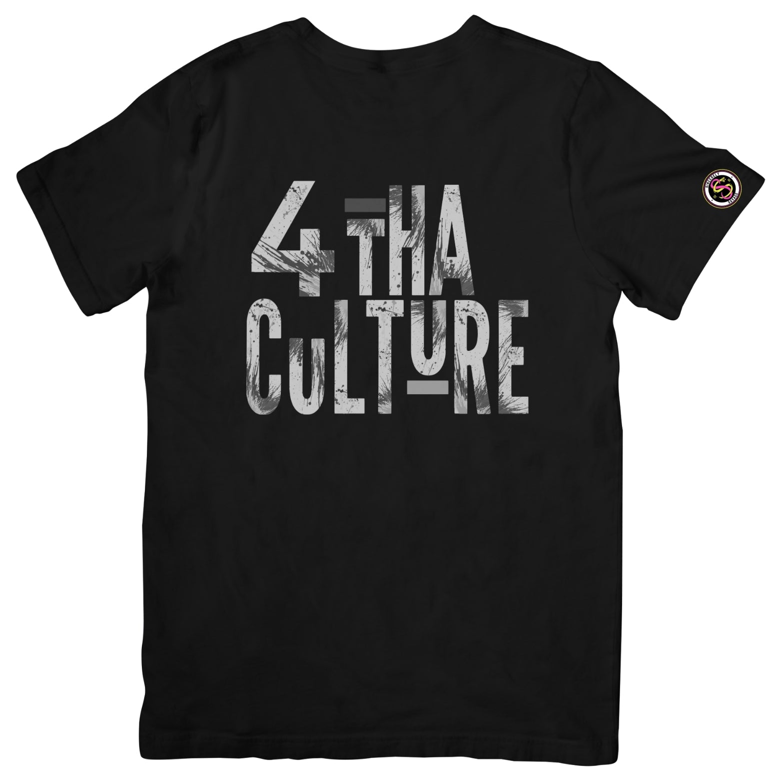 4 Tha Culture -Black and Grey - T-Shirt