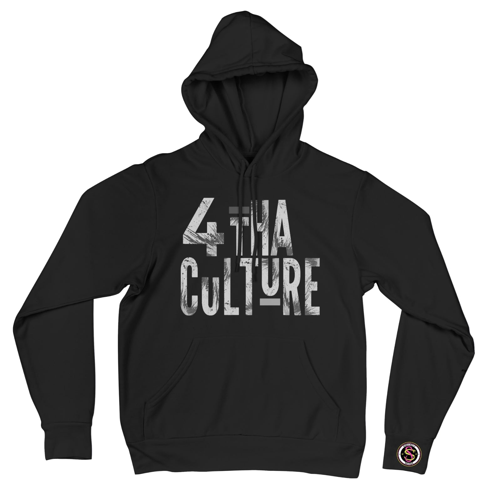4 Tha Culture - Black and Grey - Hoodie