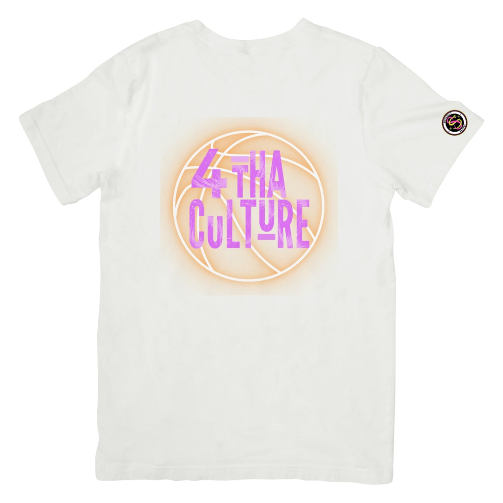 4 Tha Culture - Orange Neon Basketball- T-Shirt