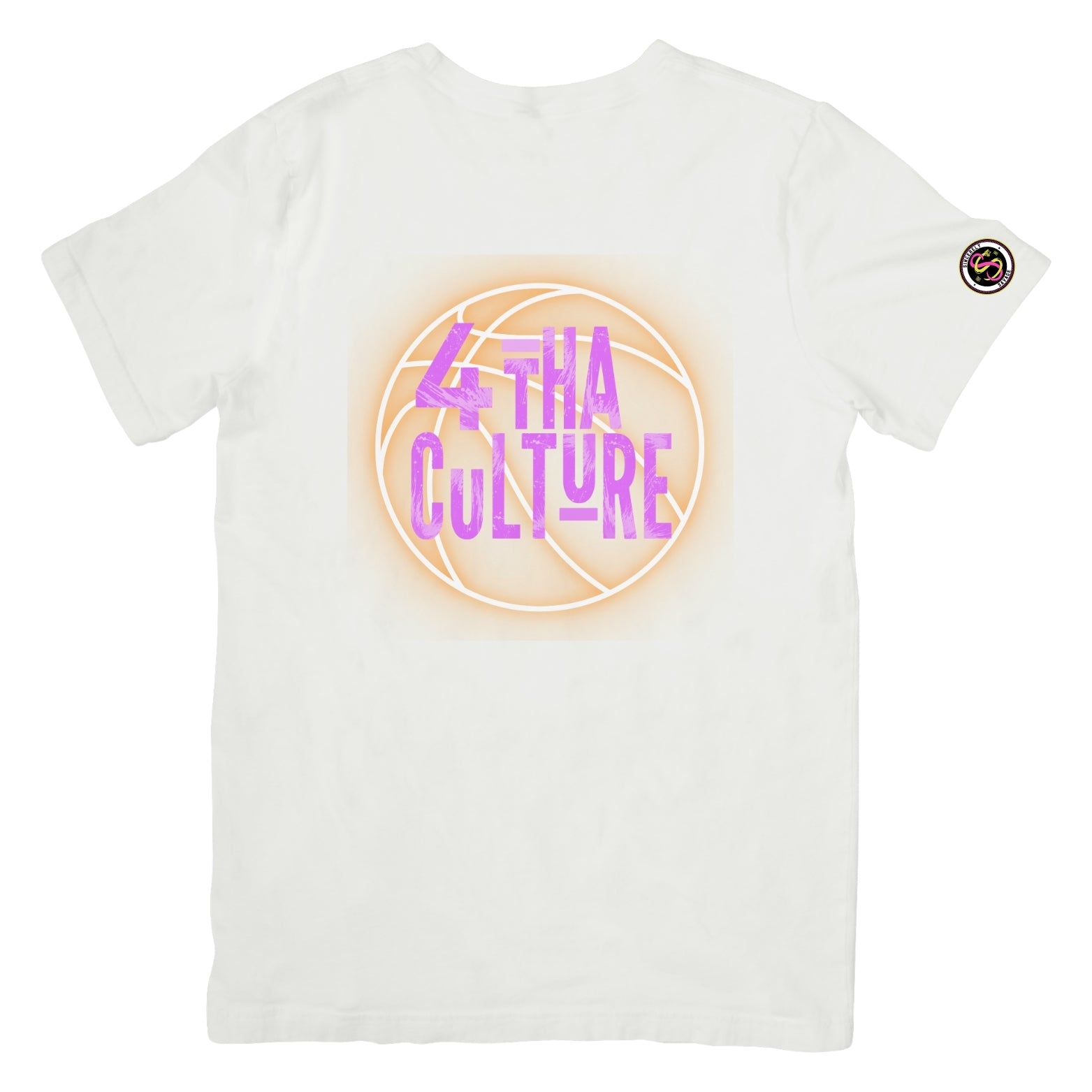 4 Tha Culture - Orange Neon Basketball- T-Shirt