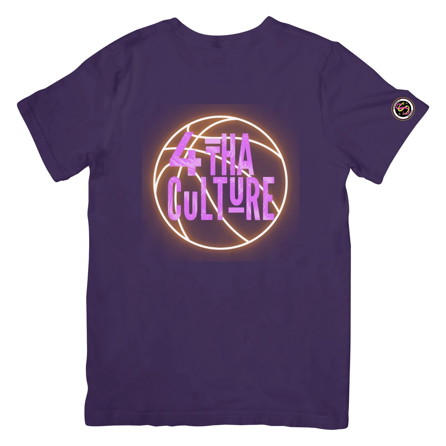 4 Tha Culture - Orange Neon Basketball- T-Shirt