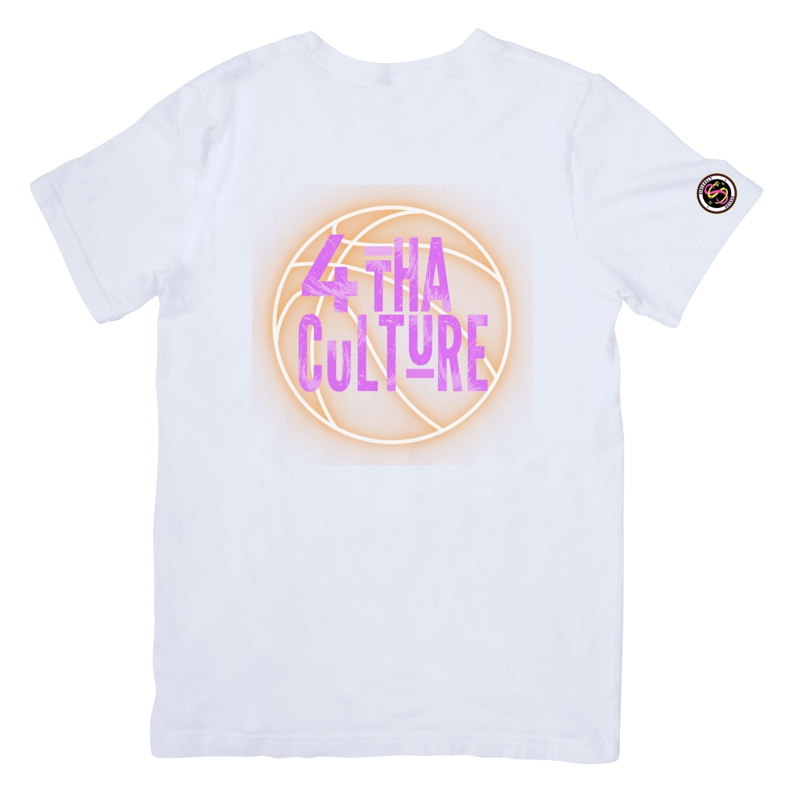 4 Tha Culture - Orange Neon Basketball- T-Shirt