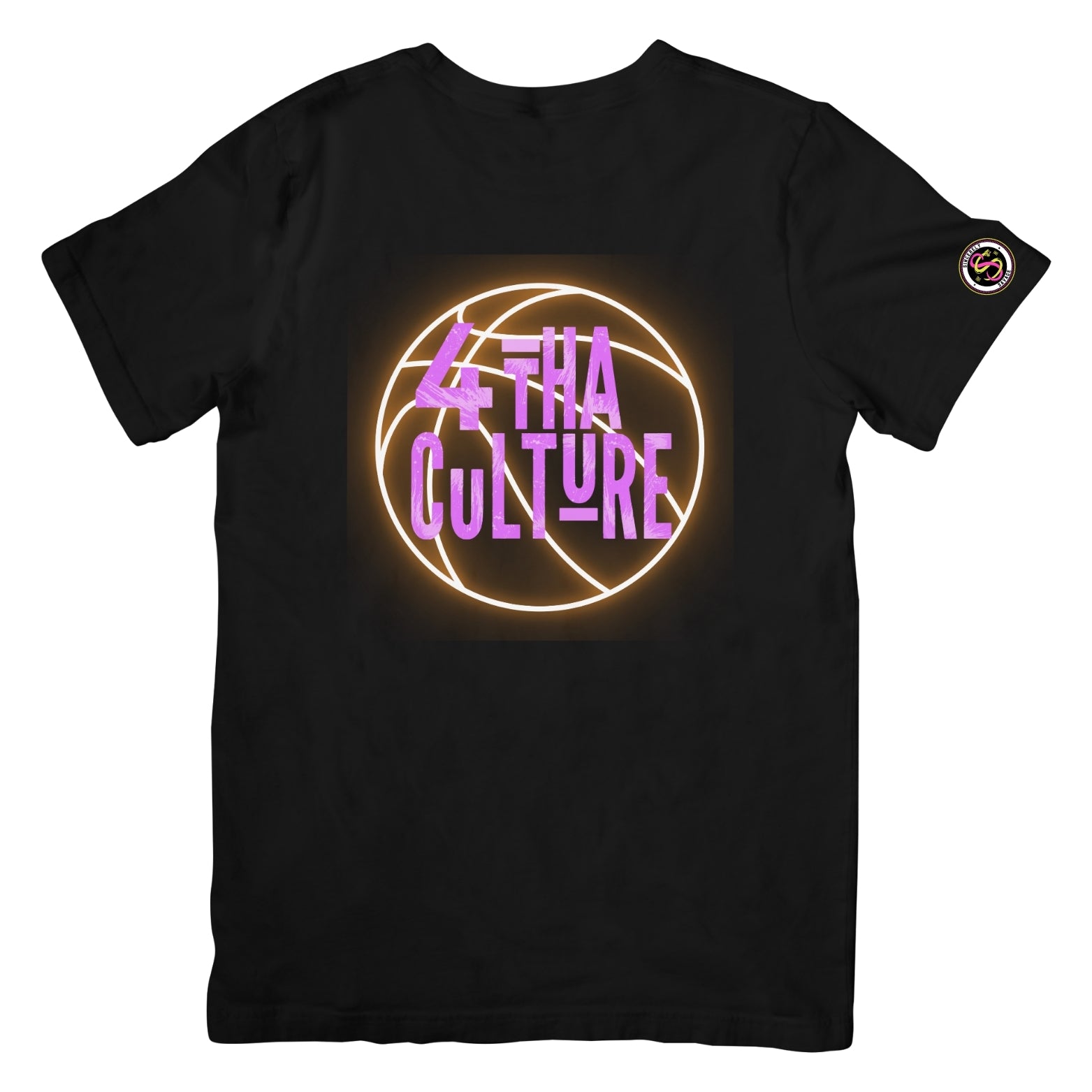 4 Tha Culture - Orange Neon Basketball- T-Shirt