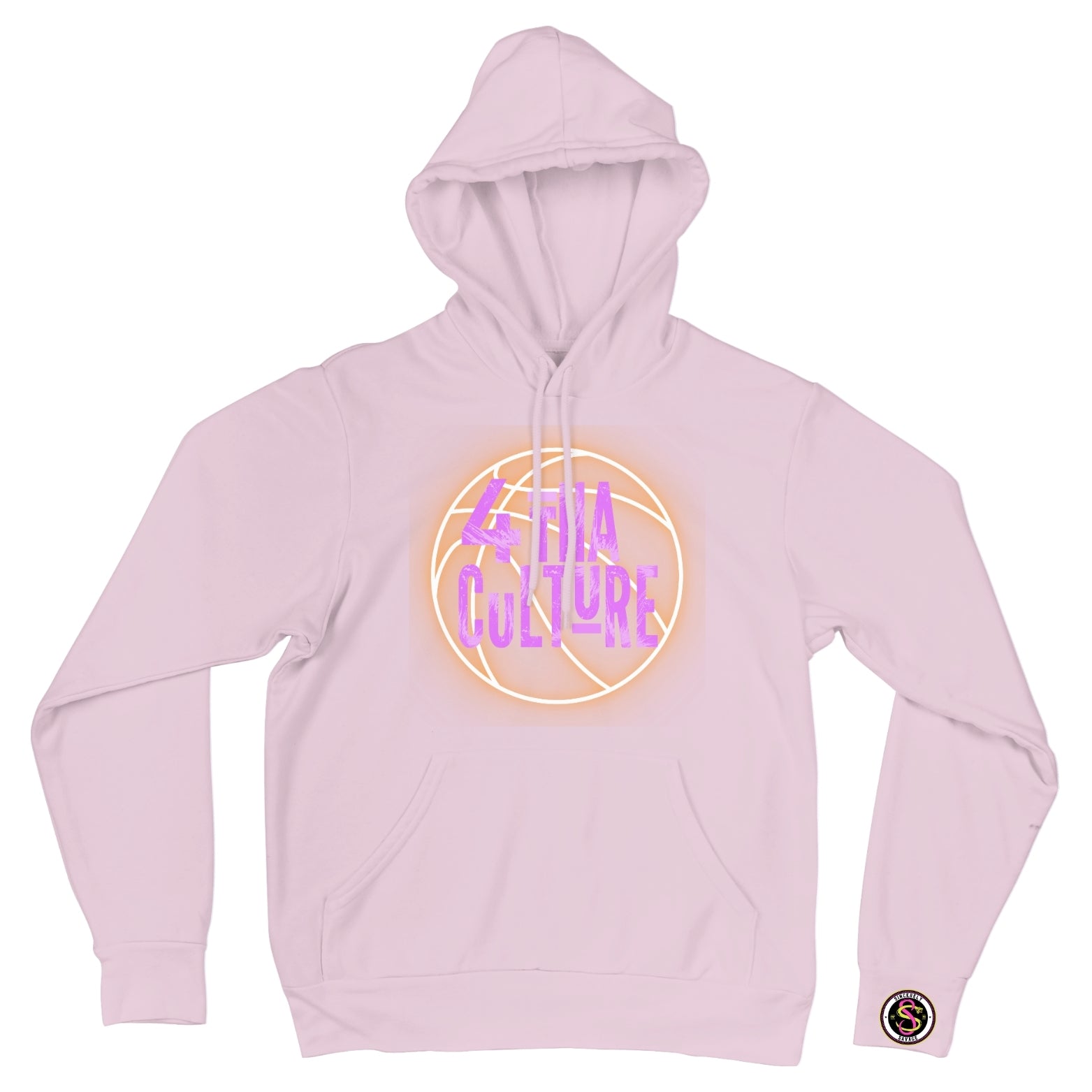 4 Tha Culture - Orange Neon Basketball - Hoodie