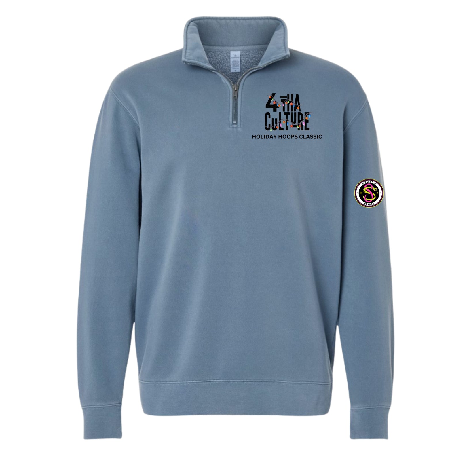 4 Tha Culture Holiday Hoops Classic with Lights - Half Zip