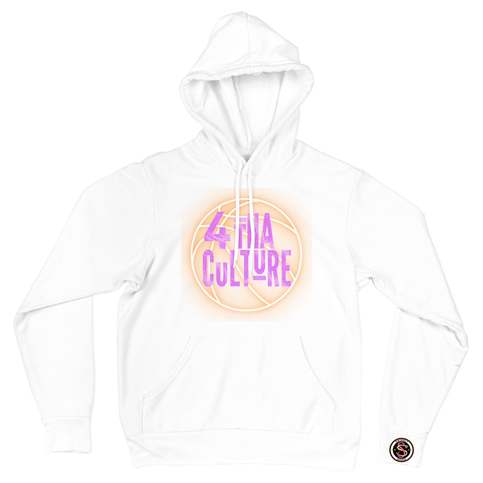 4 Tha Culture - Orange Neon Basketball - Hoodie