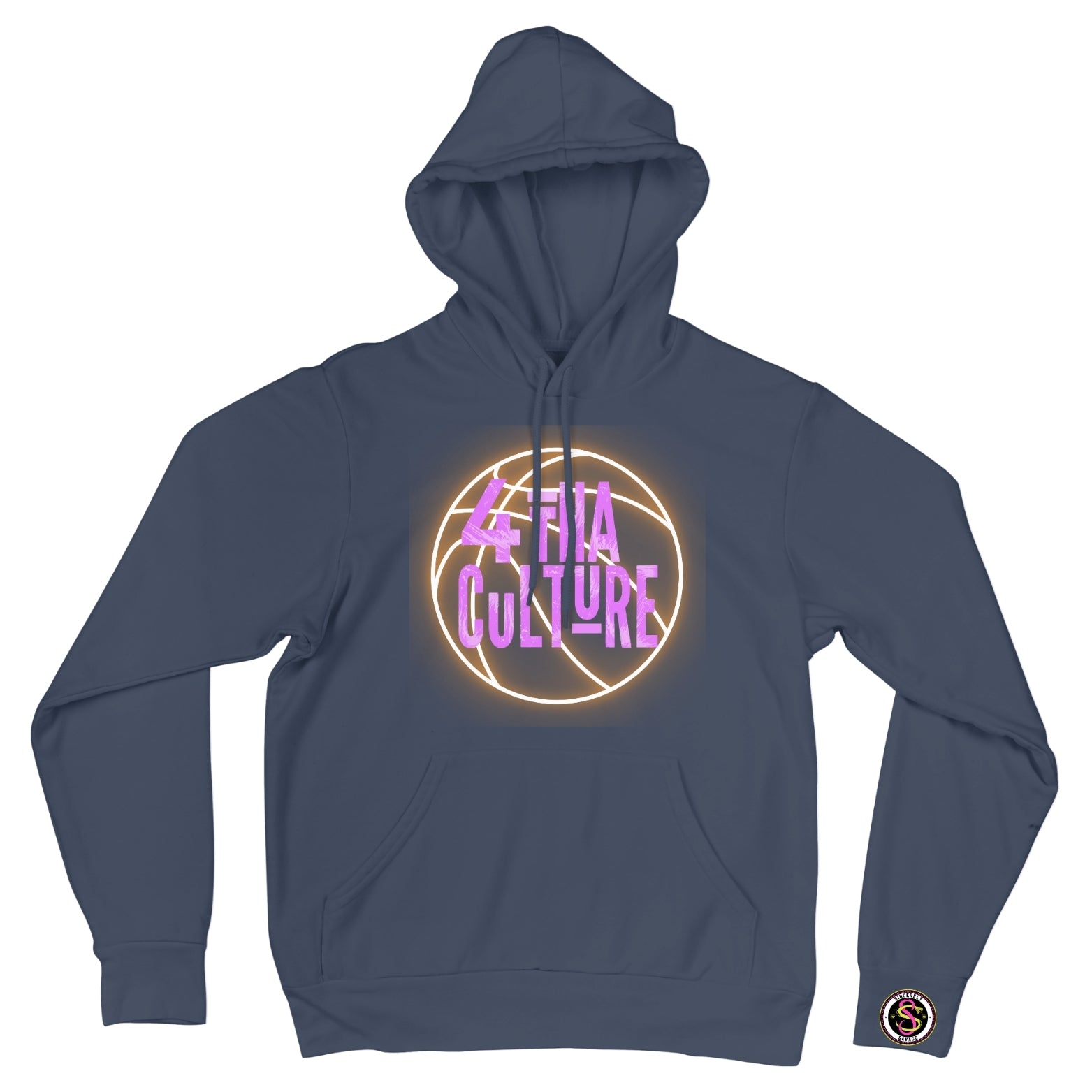 4 Tha Culture - Orange Neon Basketball - Hoodie