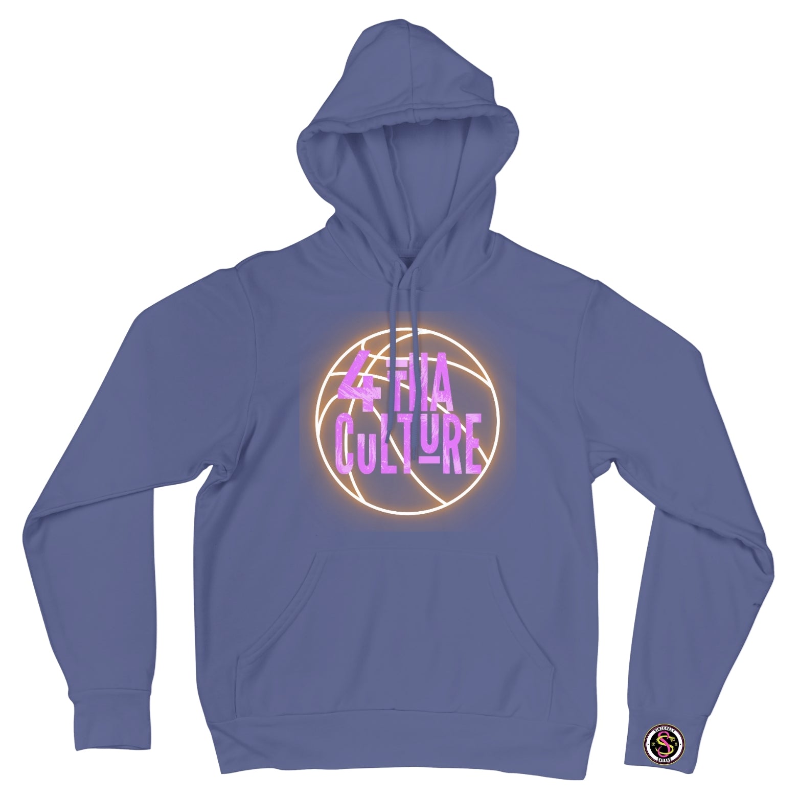 4 Tha Culture - Orange Neon Basketball - Hoodie