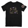 4 Tha Culture - Camo with Purple Stripe - T-Shirt