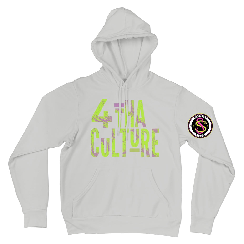4 Tha Culture - Green and Purple - Hoodie