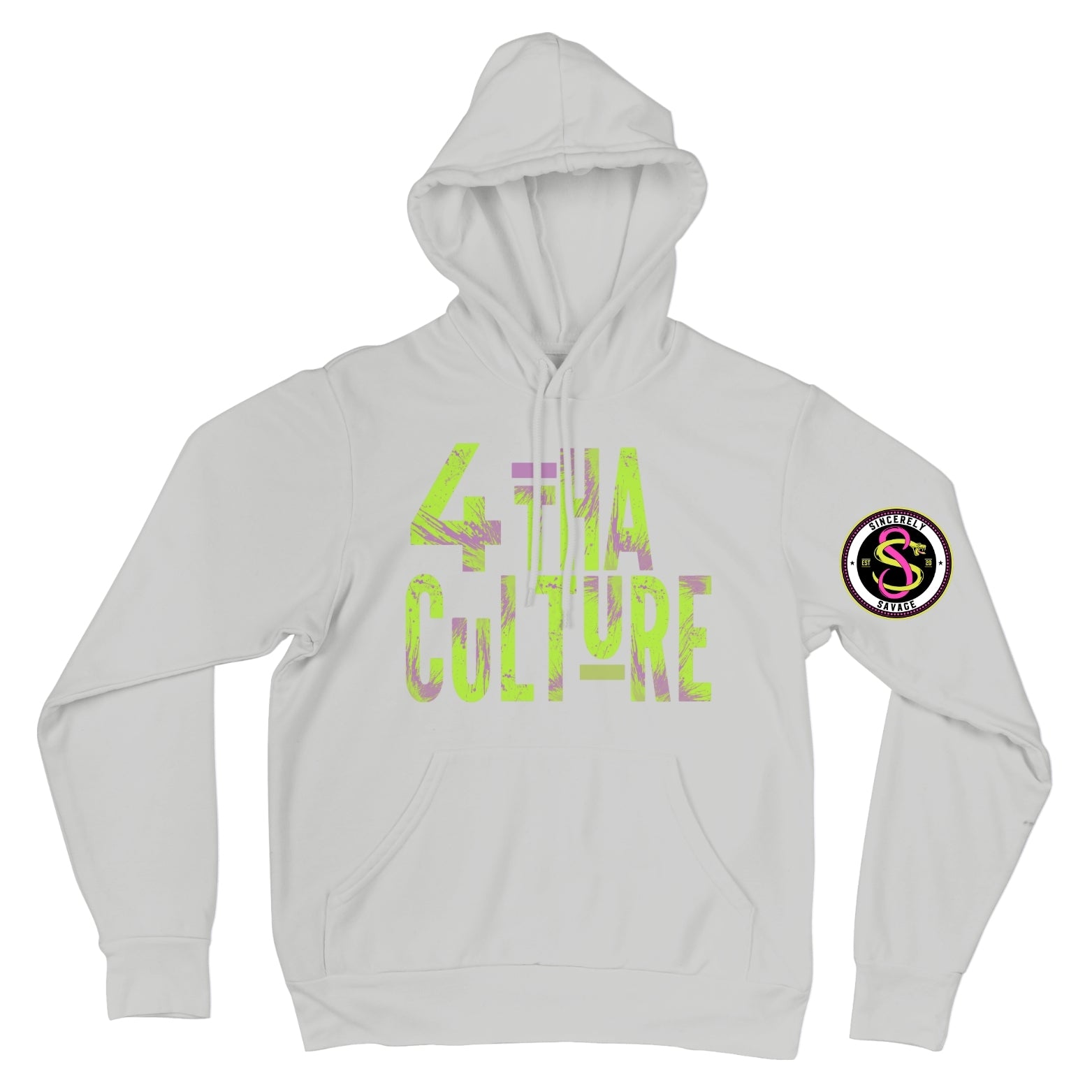 4 Tha Culture - Green and Purple - Hoodie