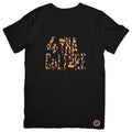 4 Tha Culture - Leopard with Pink Outline and Gold Stripe - T-Shirt