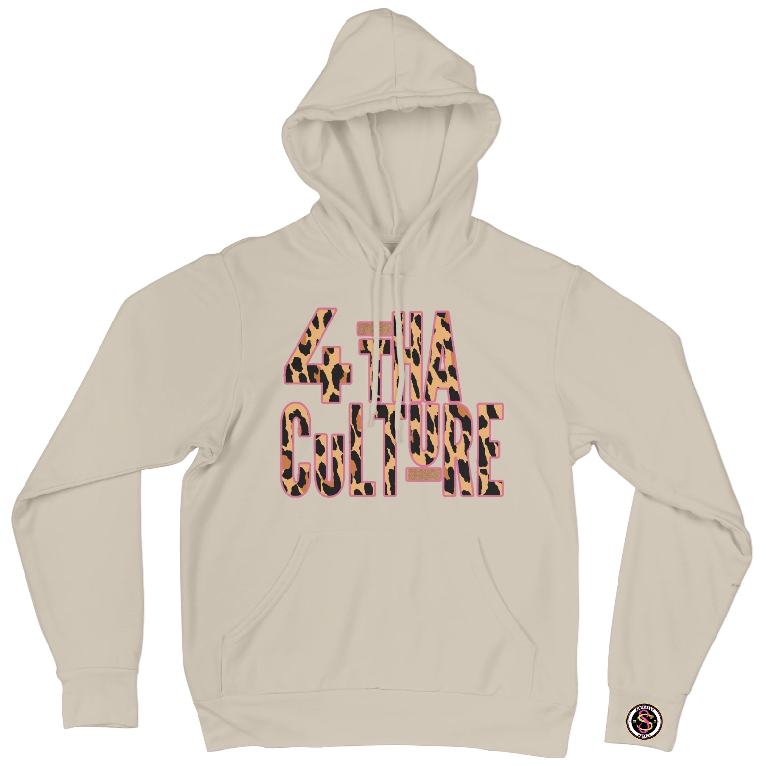 4 Tha Culture - Leopard with Pink Outline - Hoodie