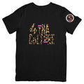4 Tha Culture - Leopard with Pink Glitter Stripe - T-Shirt