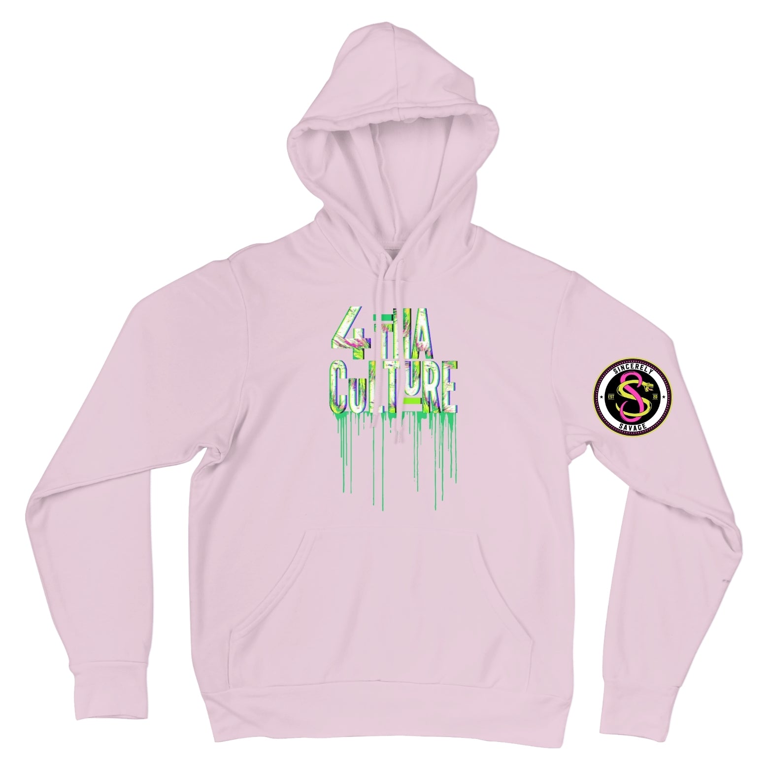 4 Tha Culture - Green Drip - Hoodie
