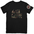 4 Tha Culture - Camo with Black Stripe - T-Shirt