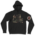 4 Tha Culture - Camo with Black Stripe - Hoodie