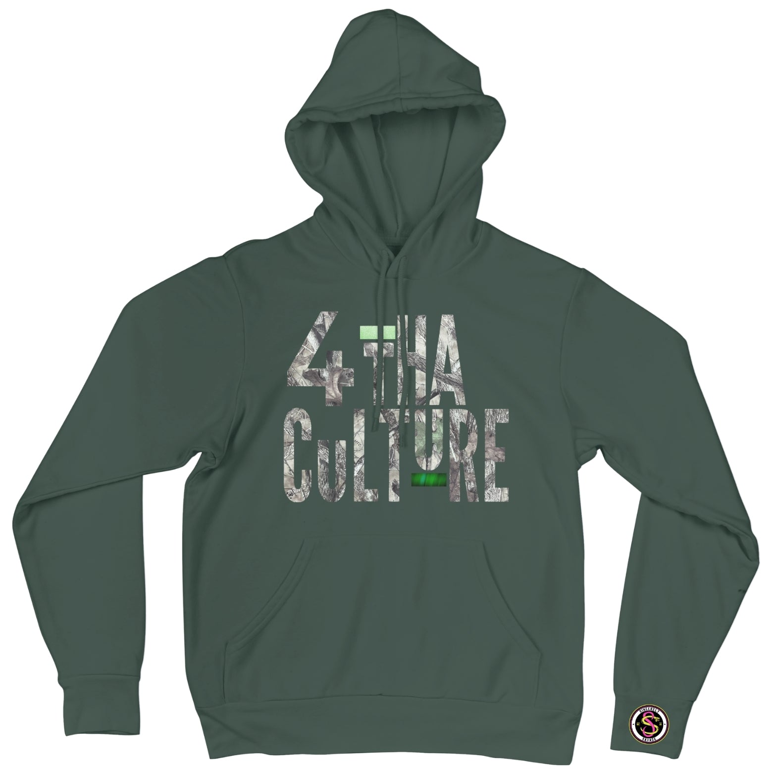 4 Tha Culture - Wooded Camo - Hoodie