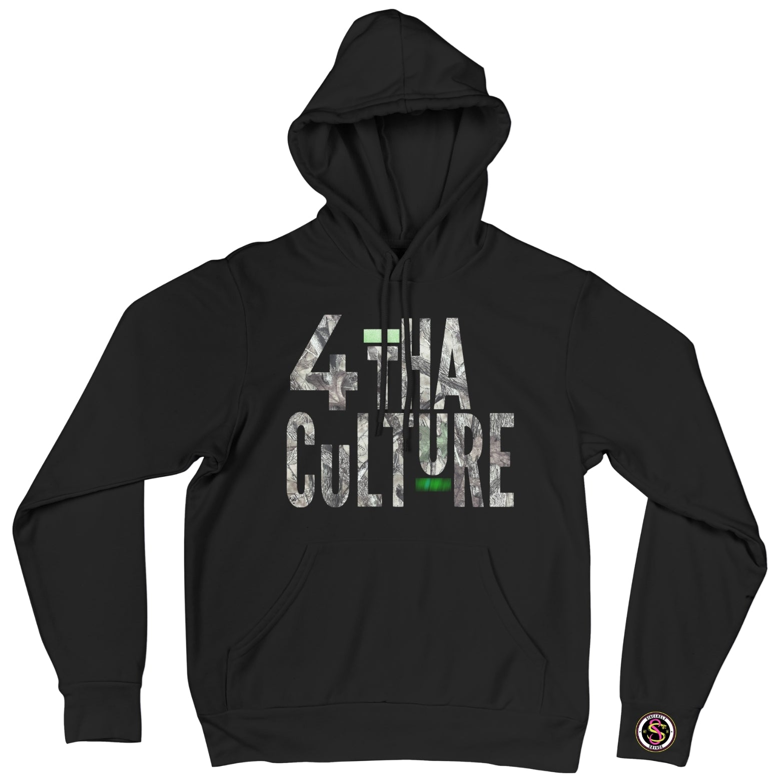 4 Tha Culture - Wooded Camo - Hoodie