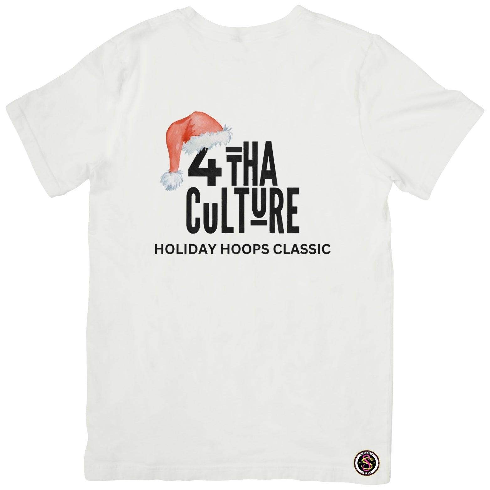 4 Tha Culture - Black Holiday Hoops Classic - T-Shirt