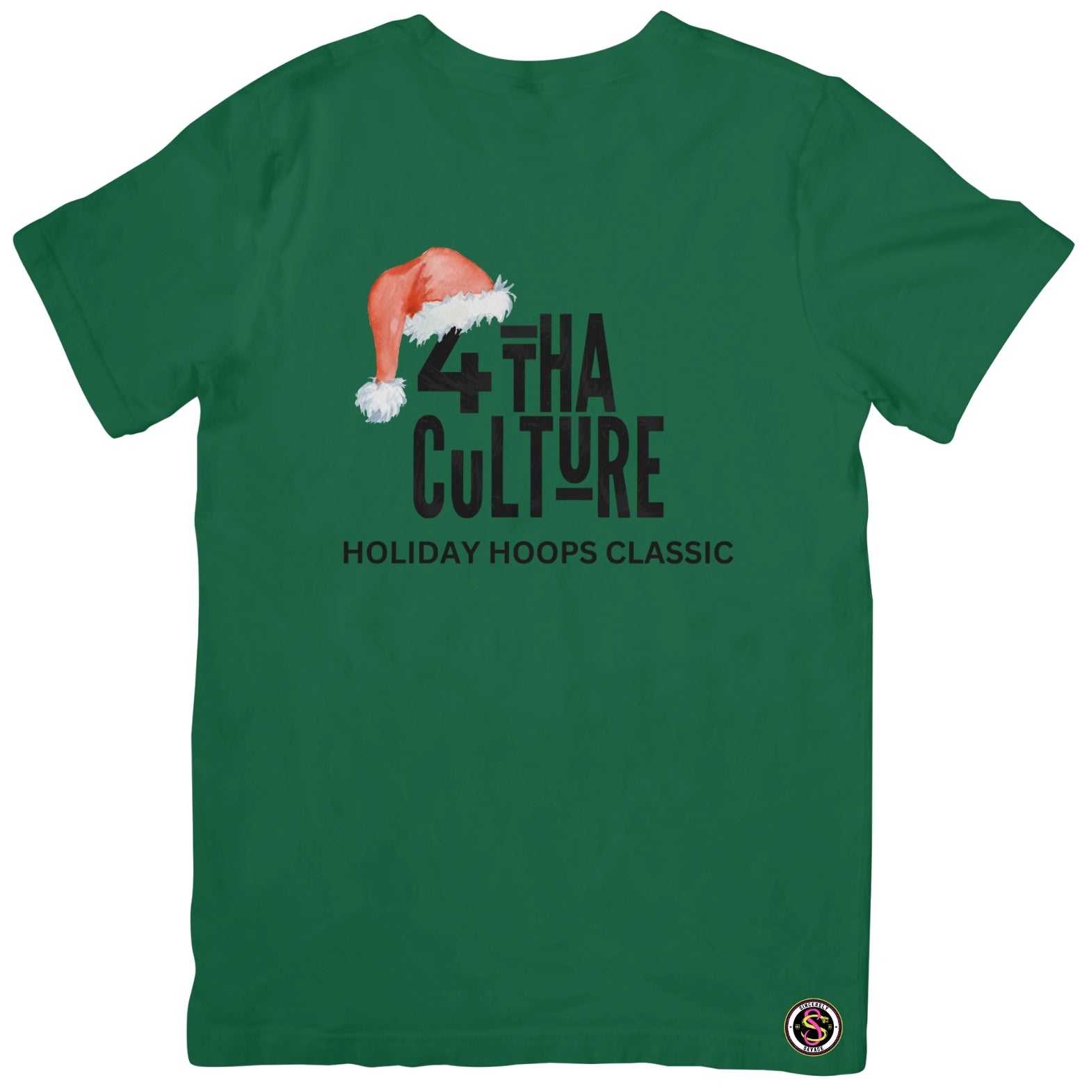 4 Tha Culture - Black Holiday Hoops Classic - T-Shirt