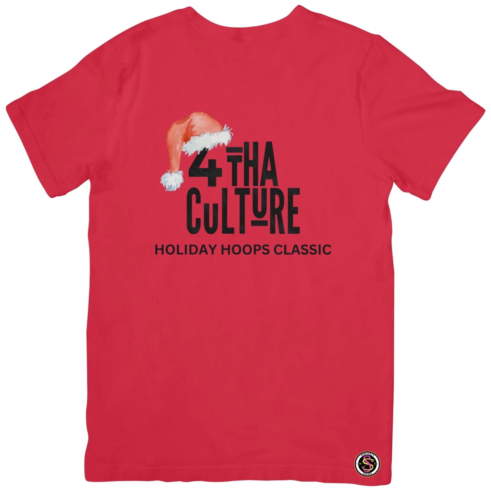 4 Tha Culture - Black Holiday Hoops Classic - T-Shirt