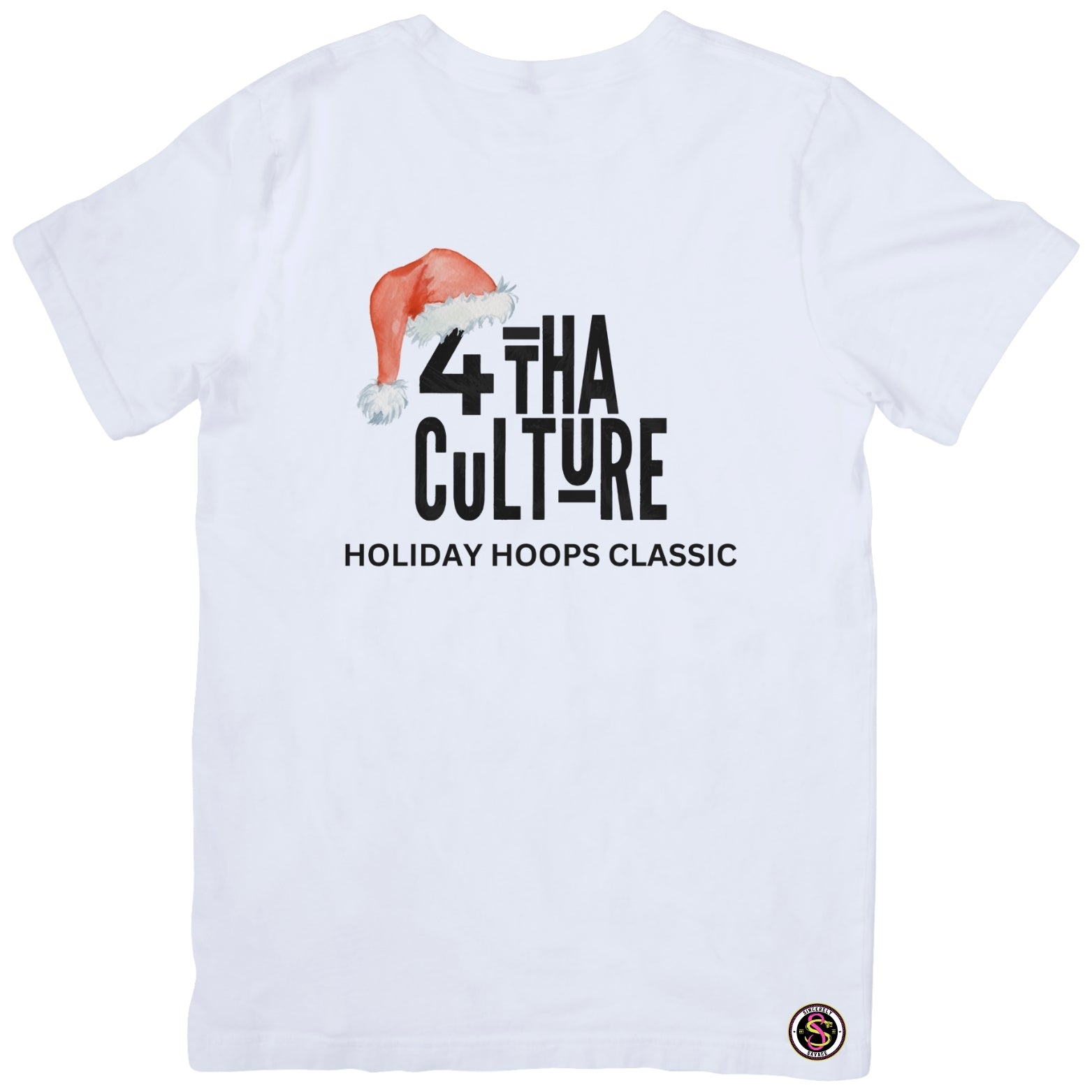 4 Tha Culture - Black Holiday Hoops Classic - T-Shirt