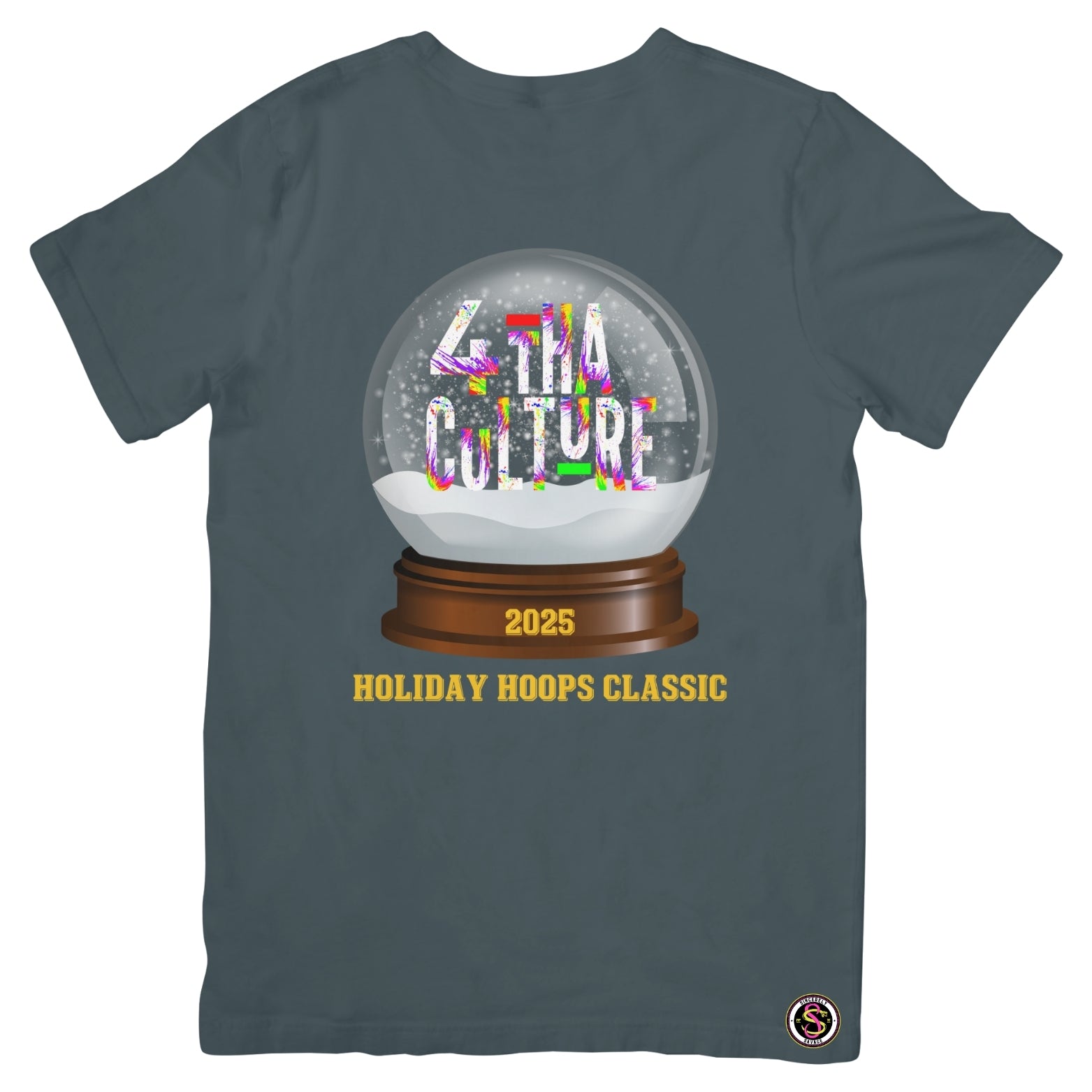 4 Tha Culture - Snow Globe Holiday Hoops Classic - T-Shirt