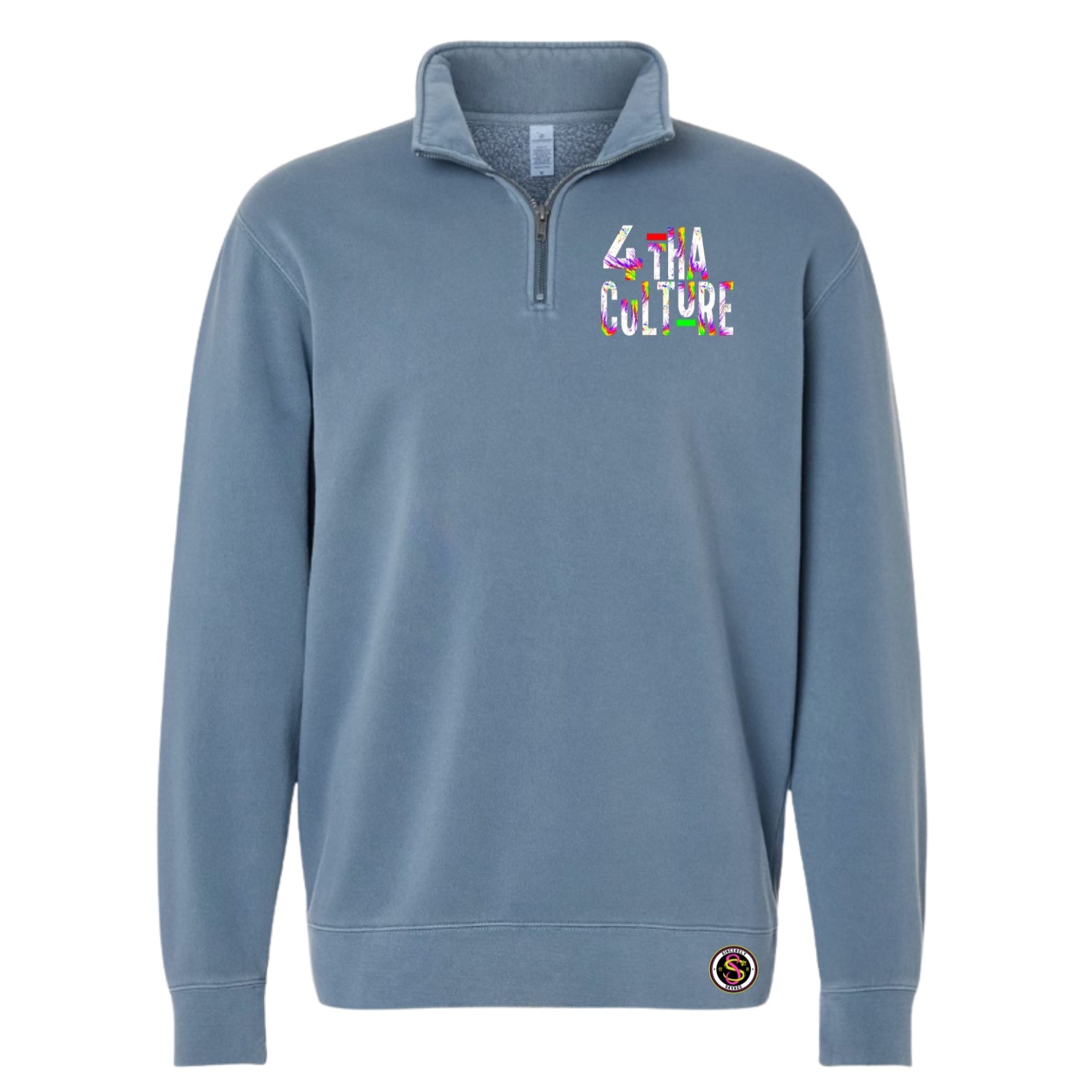 4 Tha Culture Original Logo - Half Zip