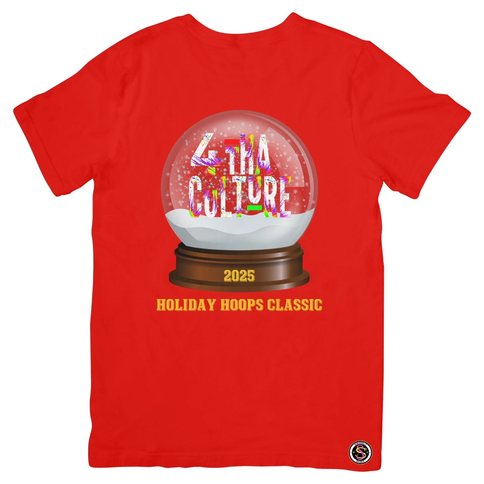 4 Tha Culture - Snow Globe Holiday Hoops Classic - T-Shirt
