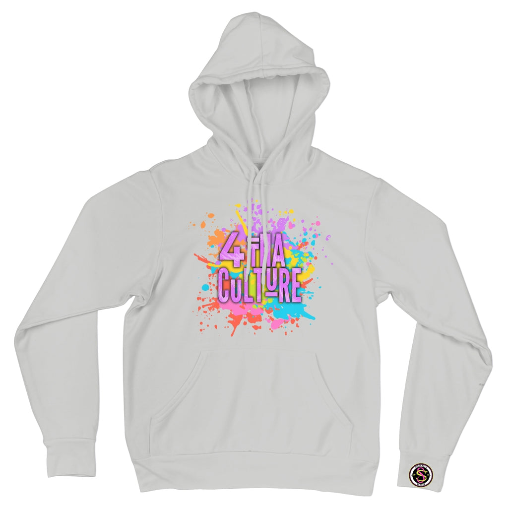 4 Tha Culture - Purple Paint Splatter - Hoodie