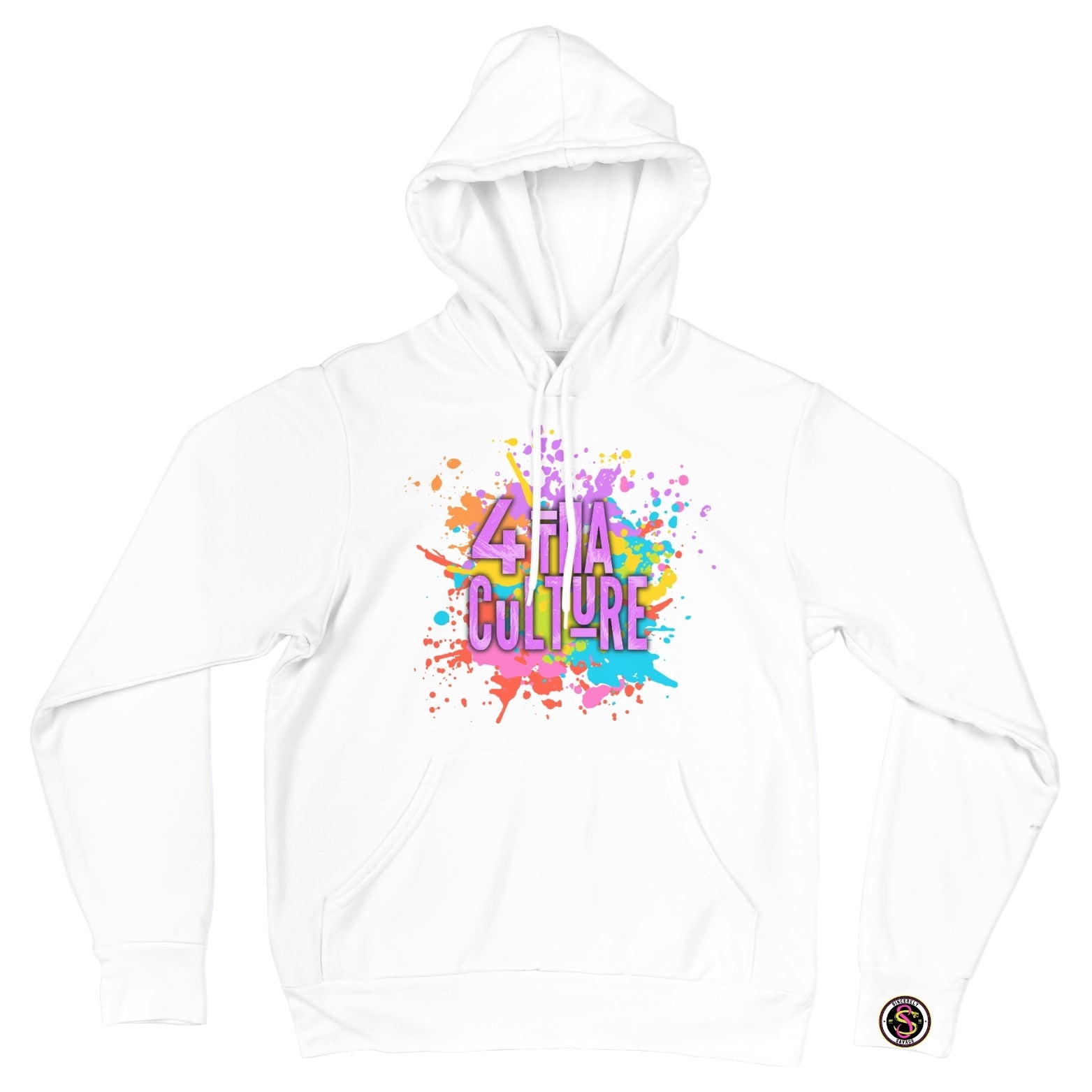 4 Tha Culture - Purple Paint Splatter - Hoodie