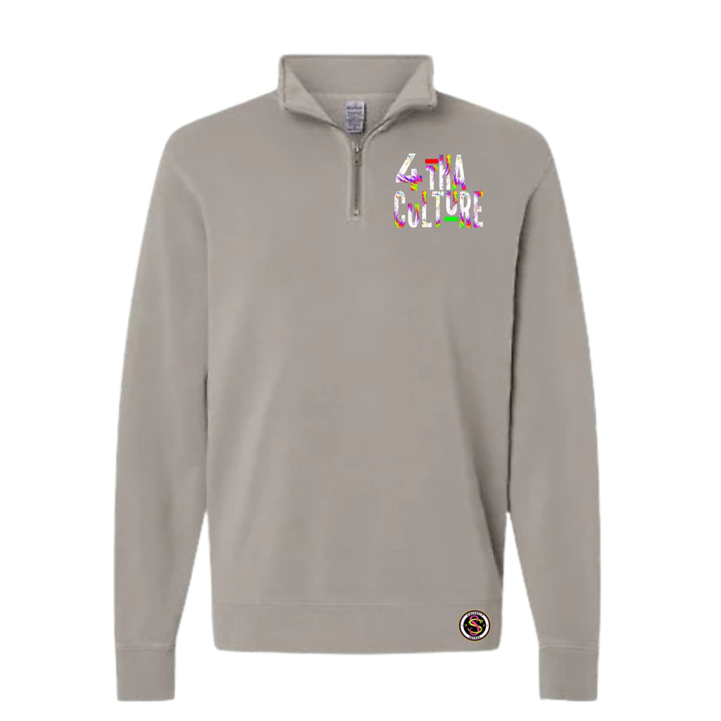 4 Tha Culture Original Logo - Half Zip