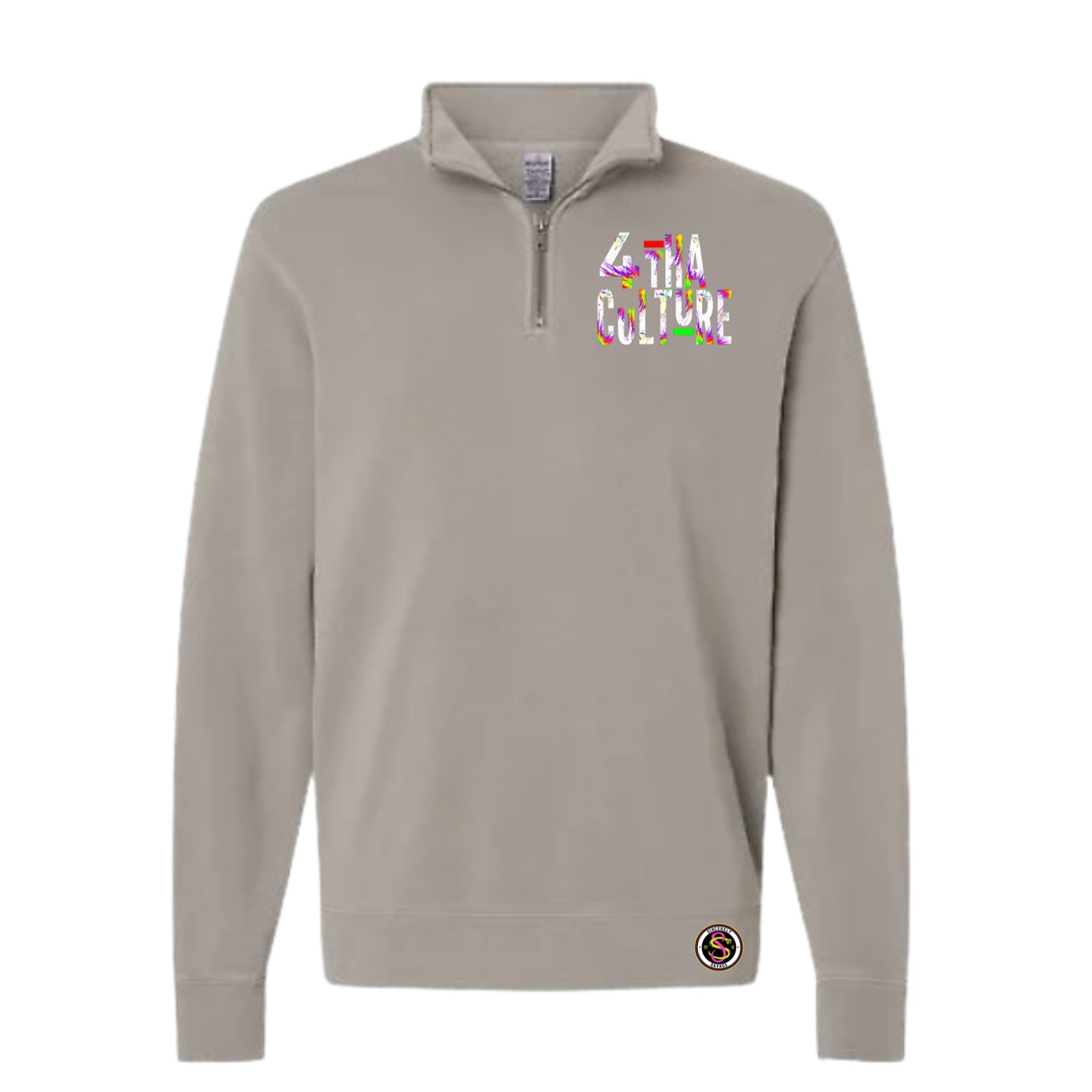 4 Tha Culture Original Logo - Half Zip